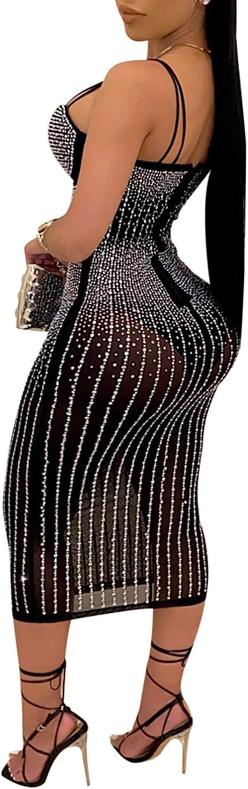 Women Diamond Club Night Dress