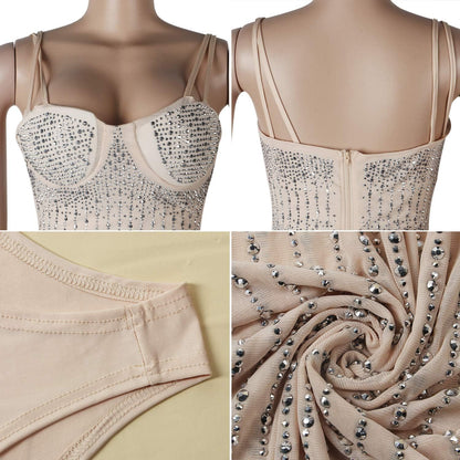 Women Diamond Club Night Dress